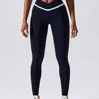Legging Sport Ceinture Croisée Sans Couture | Yogaova