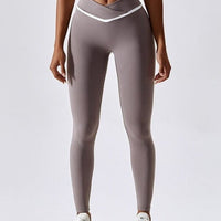 Legging Sport Ceinture Croisée Sans Couture | Yogaova
