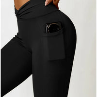 Legging Sport Ceinture Plissée - Tendance 2024 | Yogaova