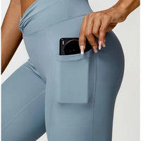 Legging Sport Ceinture Plissée - Tendance 2024 | Yogaova