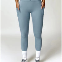 Legging Sport Ceinture Plissée - Tendance 2024 | Yogaova