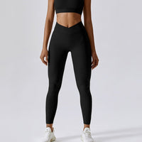 Legging Sport Côtelé Taille Croisée - Melissa | Yogaova