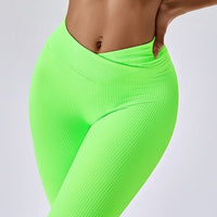Legging Sport Côtelé Taille Croisée - Melissa | Yogaova