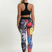Legging Sport Dessin Pop Art | Yogaova