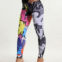 Legging Sport Dessin Pop Art | Yogaova