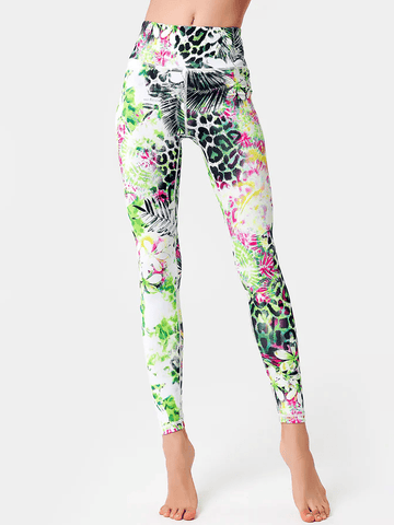 Legging Sport Floral | Yogaova