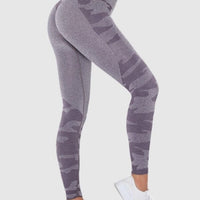 Legging Sport Imprimé Camouflage Sans Couture | Yogaova