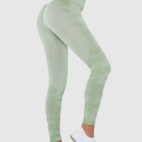 Legging Sport Imprimé Camouflage Sans Couture | Yogaova