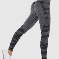 Legging Sport Imprimé Camouflage Sans Couture | Yogaova