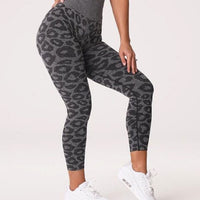 Legging Sport Imprimé Léopard Push Up (Sans Couture) | Yogaova