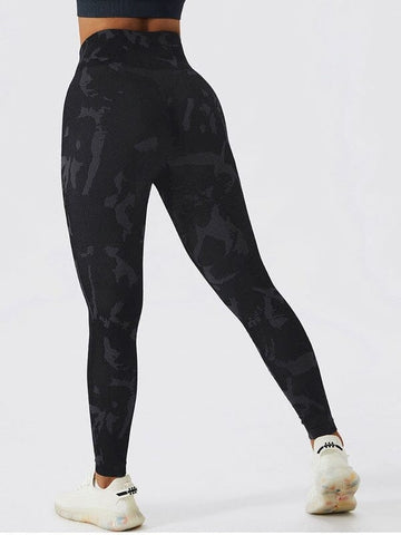 Legging Sport Imprimé Sans Couture | Yogaova