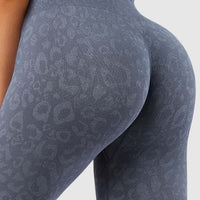 Legging Sport Léopard Push Up Sans Couture | Yogaova