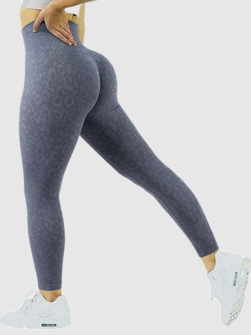 Legging Sport Léopard Push Up Sans Couture | Yogaova