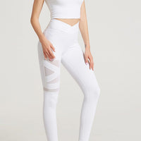 Legging Sport Maille Transparente | Yogaova