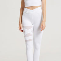 Legging Sport Maille Transparente | Yogaova