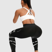 Legging Sport Motif Géométrique Sans Couture | Yogaova