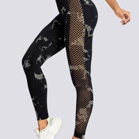 Legging Sport Motif Imprimé Maille Sans Couture (Push Up) | Yogaova