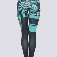 Legging Sport Motif Rayé | Yogaova