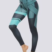 Legging Sport Motif Rayé | Yogaova