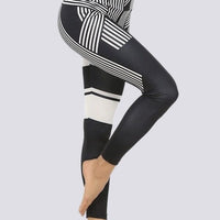 Legging Sport Motif Rayé | Yogaova