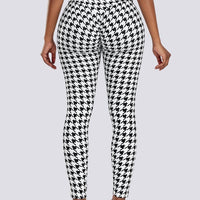 Legging Sport Pied de Poule Push Up | Yogaova