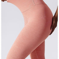 Legging Sport Rose Sans Couture | Yogaova