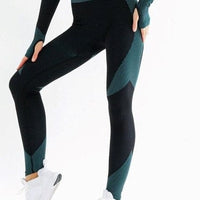 Legging Sport Sans Couture Ceinture Haute | Yogaova