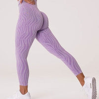 Legging Sport Sans Couture Imprimé Zèbre | Yogaova