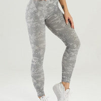 Legging Sport Taille Haute Camouflage | Yogaova