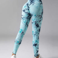 Legging Sport Taille Haute Tie Dye (Push Up) | Yogaova