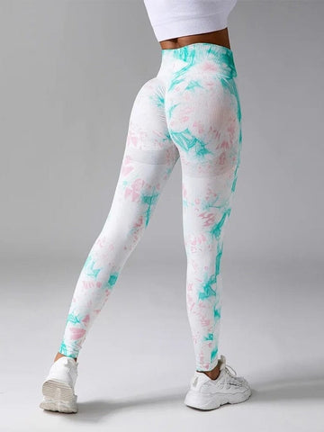 Legging Sport Taille Haute Tie Dye (Push Up) | Yogaova