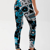 Legging Tête de Mort Mexicaine | Yogaova