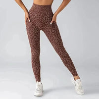 legging yoga leopard