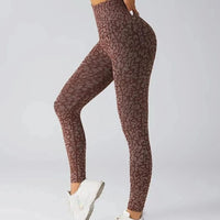 legging yoga leopard