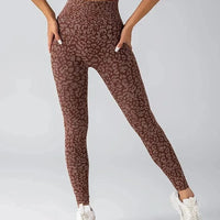 legging yoga leopard