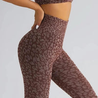 legging yoga leopard
