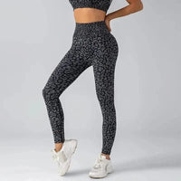 legging yoga leopard