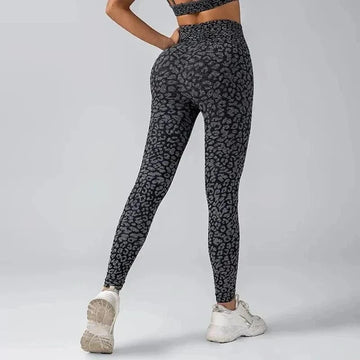 legging yoga leopard