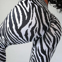 Legging Zèbre Noir et Blanc | Yogaova