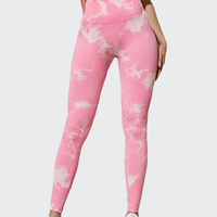 Pantalon de Yoga Femme Slim à Motifs Peints