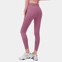 Pantalon de Yoga Femme Taille Croisée