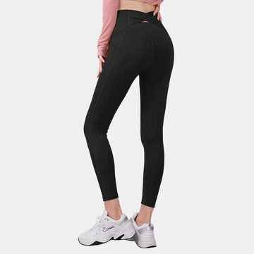 Pantalon de Yoga Femme Taille Croisée