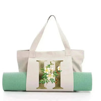 Sac de Yoga Inscription Blanche