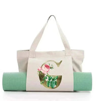 Sac de Yoga Inscription Blanche