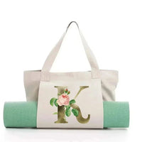 Sac de Yoga Inscription Blanche