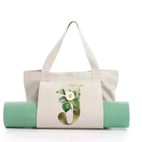 Sac de Yoga Inscription Blanche