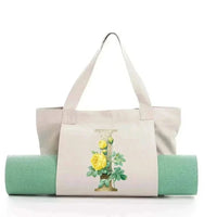 Sac de Yoga Inscription Blanche