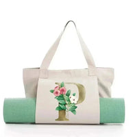 Sac de Yoga Inscription Blanche