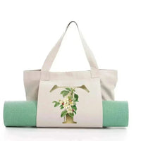 Sac de Yoga Inscription Blanche