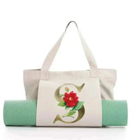 Sac de Yoga Inscription Blanche